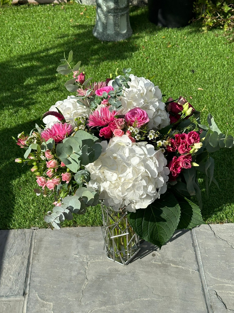 Elegant Pink & White Hydrangea Bouquet Elegant Pink & White Hydrangea Bouquet