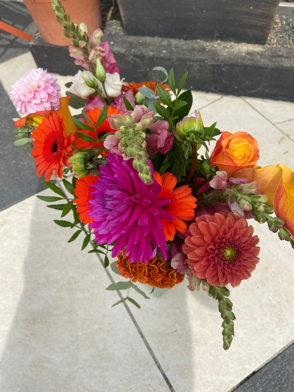 Autumn Sunset Mixed Bouquet